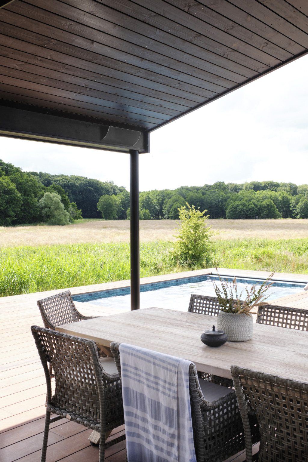 Ecklautsprecher Terrasse