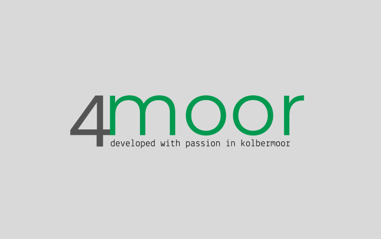 Logo von 4moor, entwickelt mit Leidenschaft im Bereich Kinderhilfe.