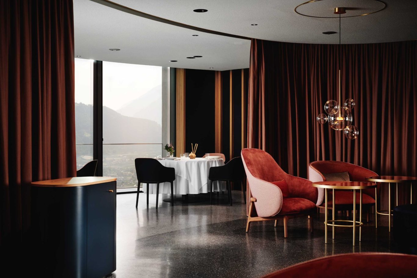 Deckeneinbaulautsprecher Hotelrestaurant